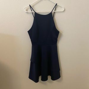 Navy blue homecoming dress